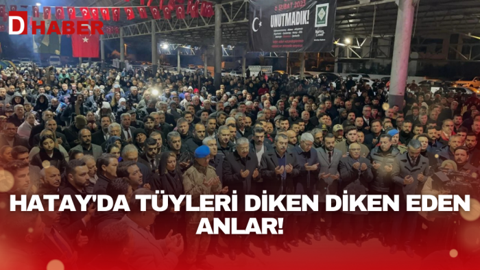 Hatay'da tüyleri diken diken eden anlar! Binlerce kişi hep bir ağızdan haykırdı: 'Sesimi duyan var mı?'